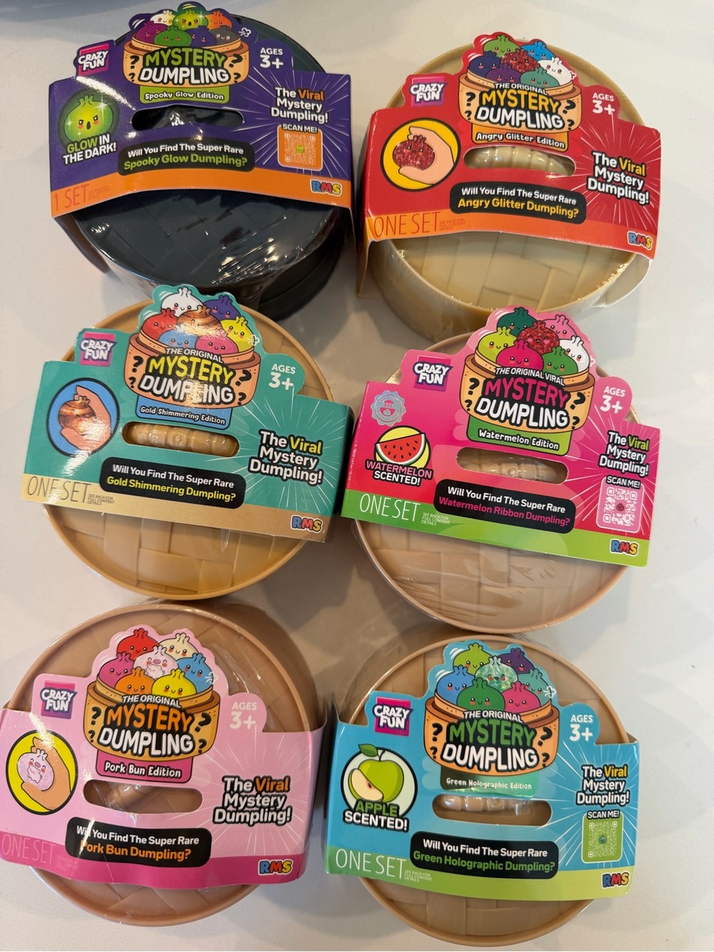 Rare Bundle ✨ RMS Collection Mystery Dumpling Assortment - all 6 Editions shown